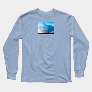 Surreal sky - cerulean Long Sleeve T-Shirt